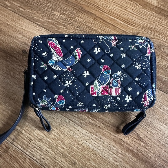 Vera Bradley Midnight Owl Quilted Wristlet - Picture 4 of 4